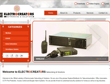 Tablet Screenshot of electrocreators.com